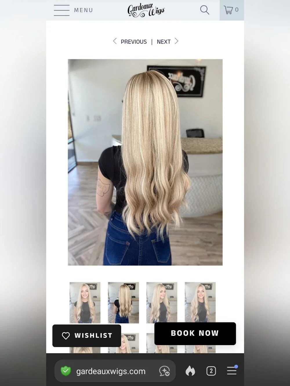 Gardeaux Wigs Topper Rooted Blonde 24 In Long 8x8 Cap 100% Human Hair Silk Top